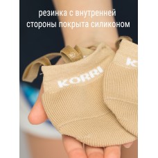 Гимнастические полупальцы-носки (получешки) Korri ПЧВС вязаные