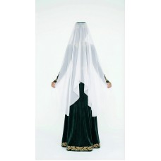 Крымскотатарский женский костюм зелёный