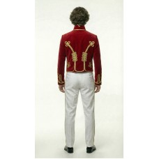 Костюм гусара в красном доломане