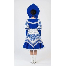 Народный синий костюм