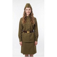 Военный женский костюм