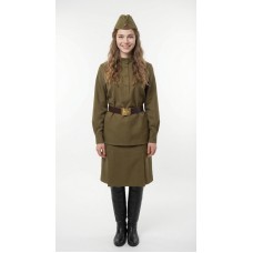 Военный женский костюм